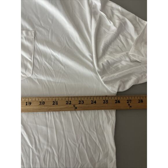 Collars & Co Polo Shirt Mens 3X White Performance Golf Dress Collar - Picture 5 of 8